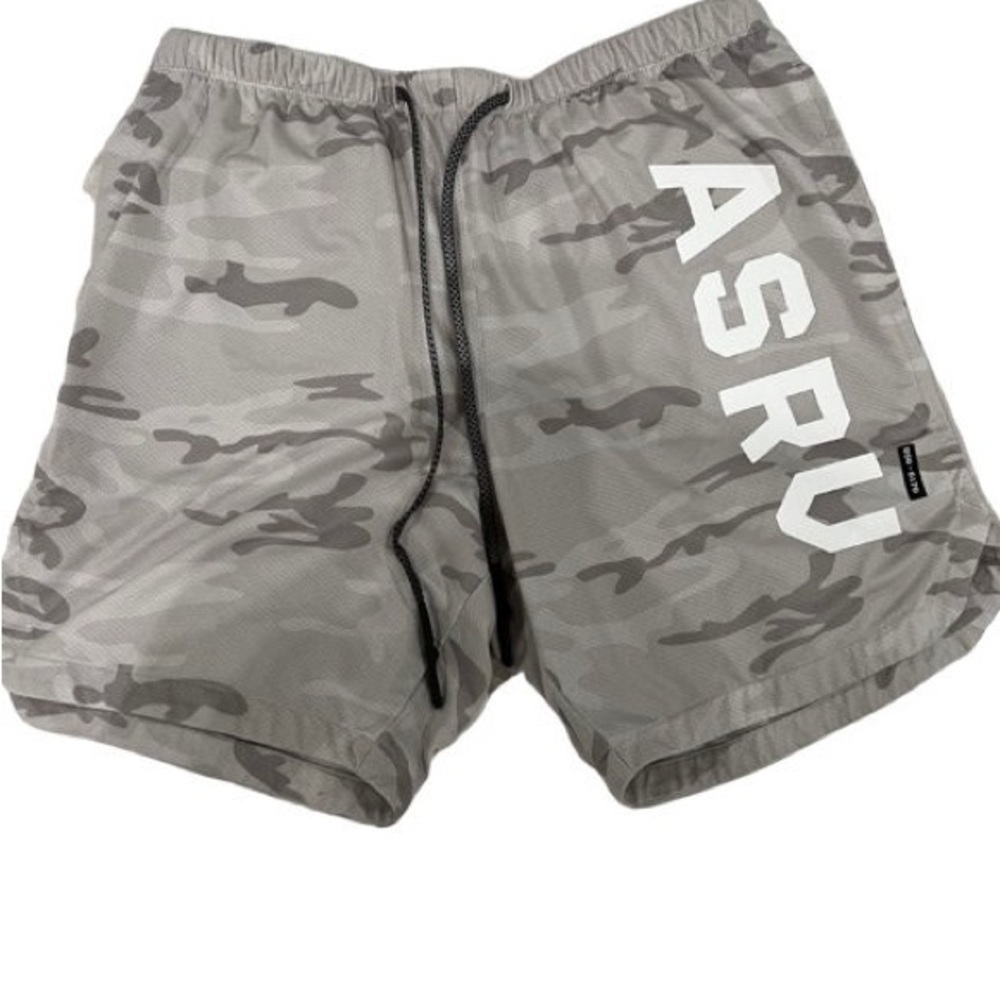 0170. Silver-Lite® 7” Linerless Short - White Camo